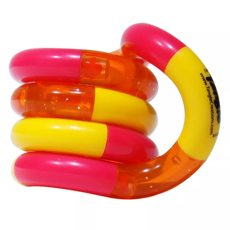 Tangle Jr.  Klassisk-Pink, gul, orange 9145-1-Pink, gul, orange