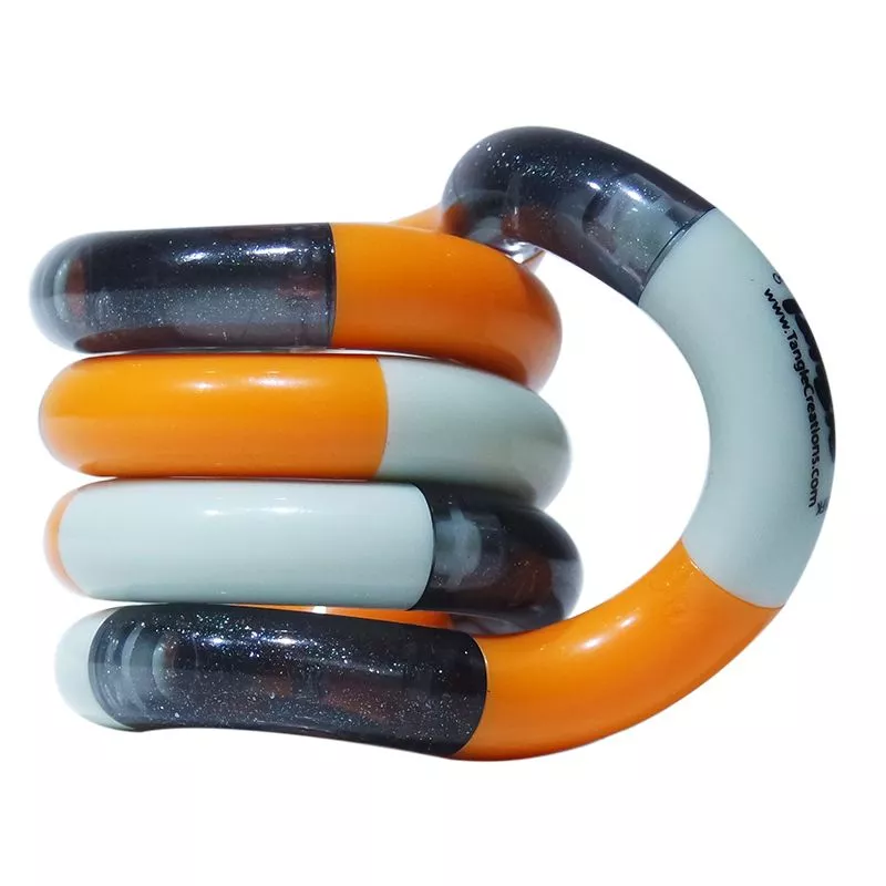 Tangle Jr.  Klassisk-Sort, grå, orange 9145-1-Sort, grå, orange