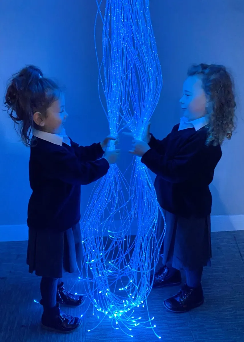 50 haletråde fiberoptisk gardin 1 meter X-004716