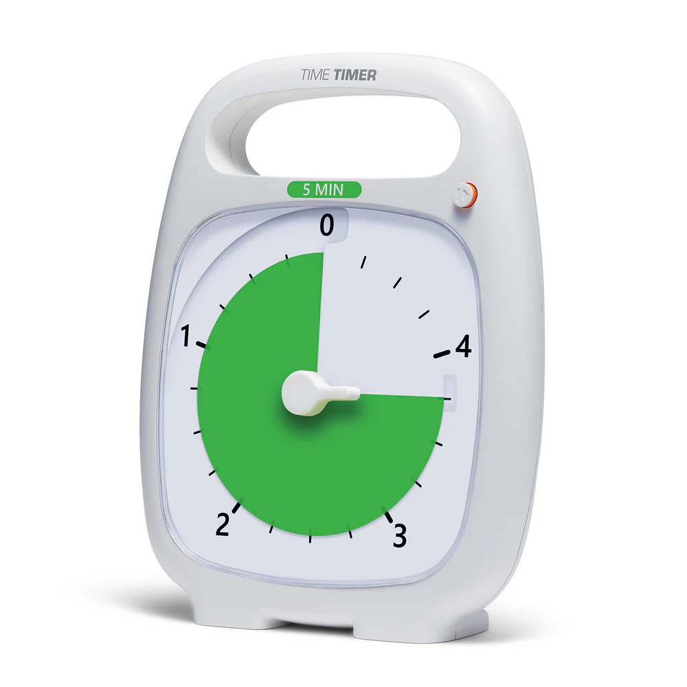 Time Timer PLUS Hvid (14x18 cm.) - 5 min. TT05-W