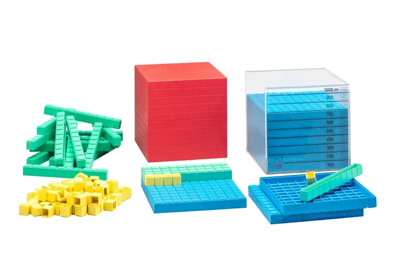 Base 10 sæt - Talsystem op til 1000 (132 dele) W039598000