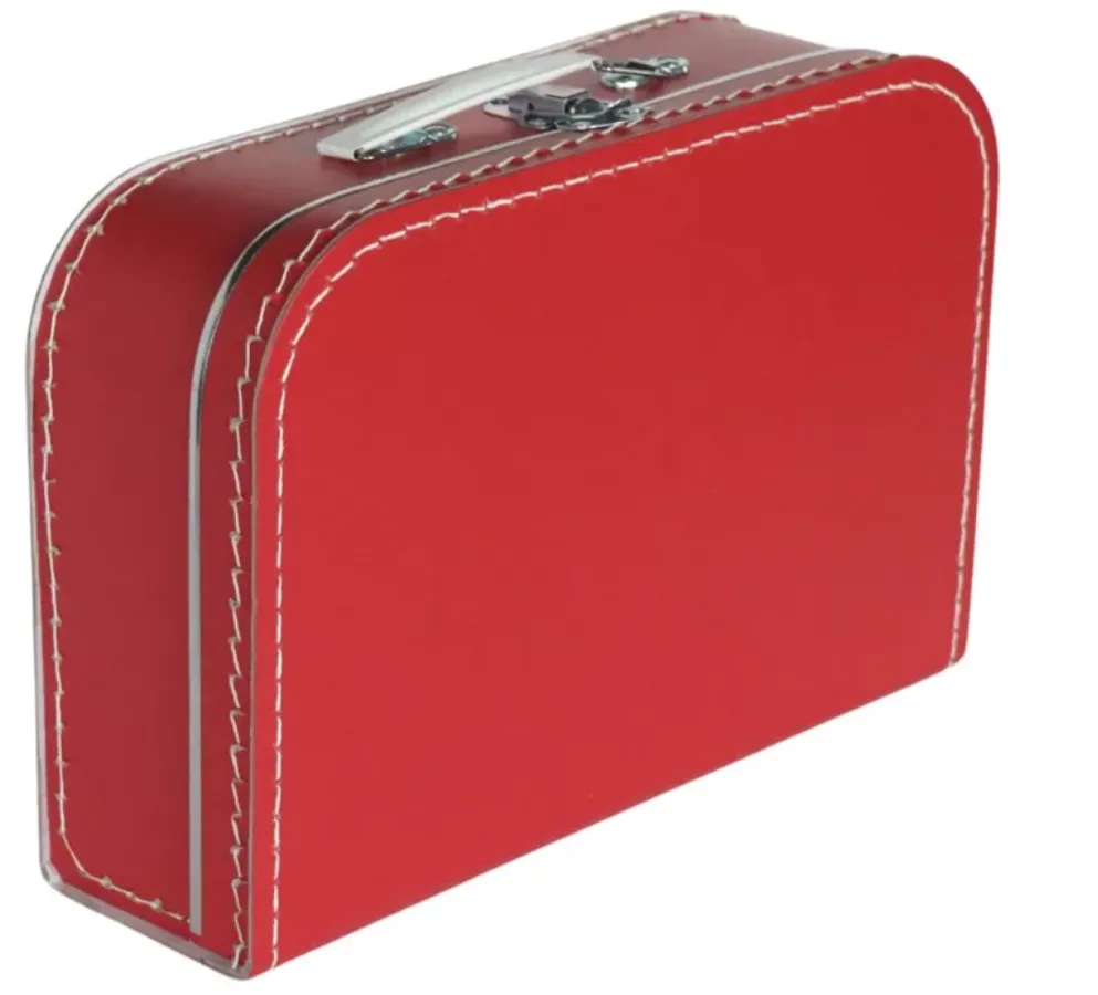 Papkuffert - Rød-30 cm. 30-7852