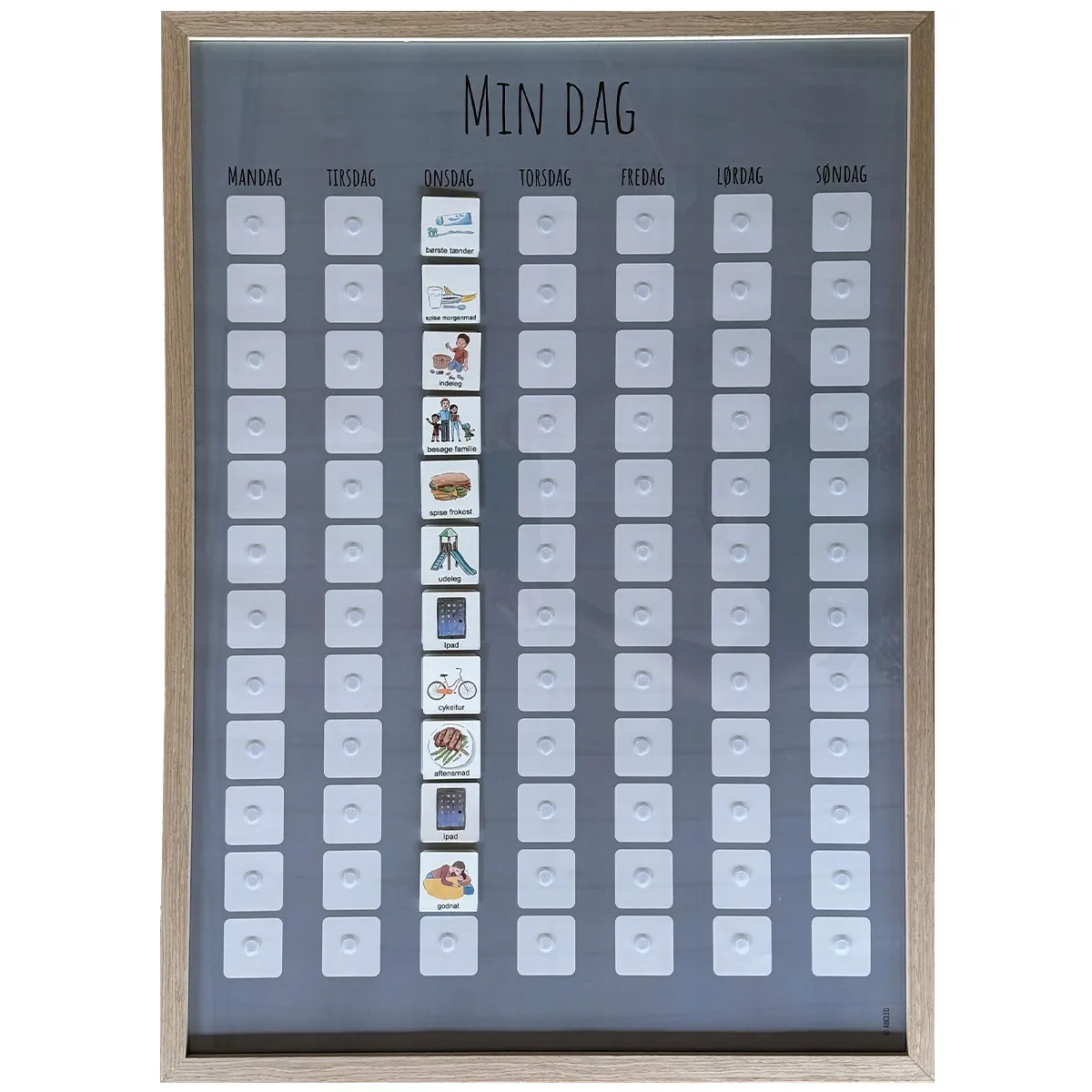 Piktogrammer - Ugetavle Ocean - kun tavlen 99-pictavleocean