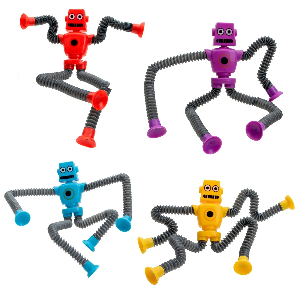 Bøjelige robotter L 15.5 cm Assorteret Robot4772