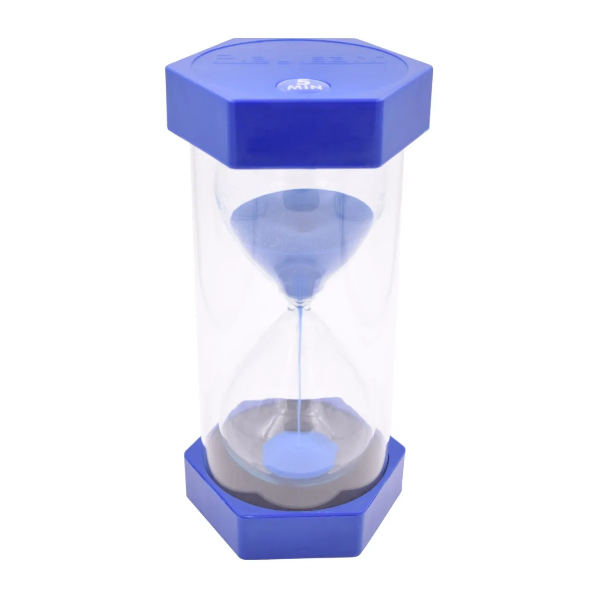 Kæmpe timeglas 31 cm - 5 min Timerblue