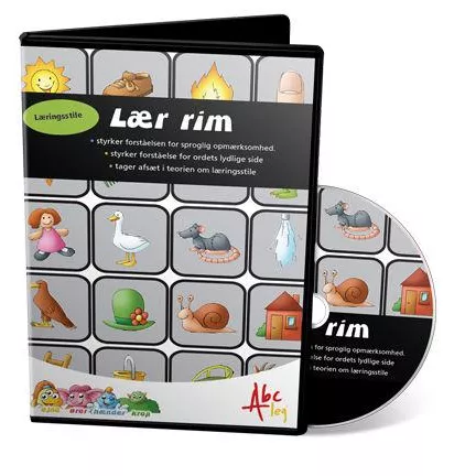 Abcleg Læringskit - Lær rim med øjne, ører, hænder og krop 99-1581