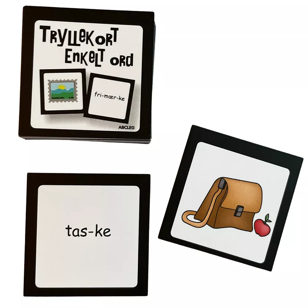 Tryllekort - Stav lette og kendte ord incl. trylletårn 99-500956