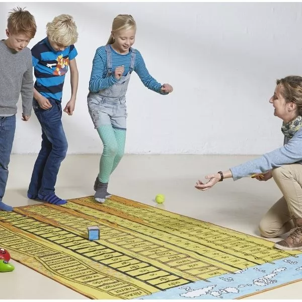 Time2Learn Læringstæppe - 120 ords-tæppe - 1,3 x 2 Meter 80-120ORDDK