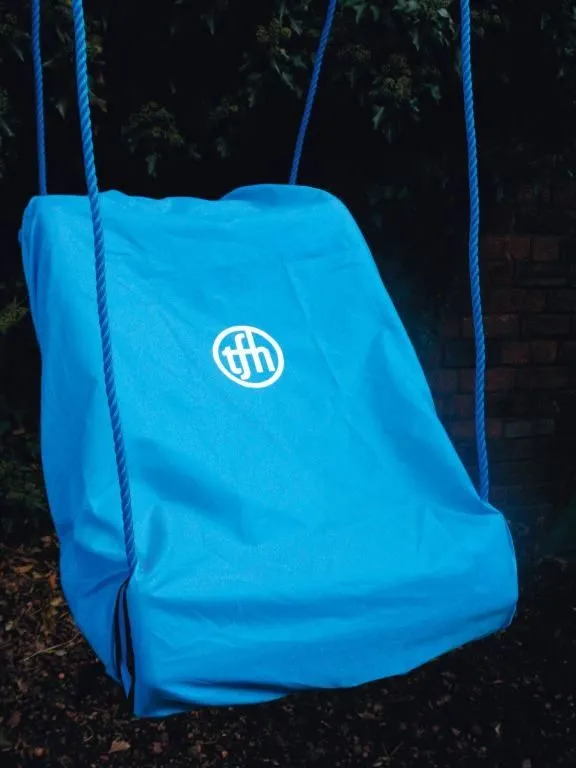 Regnbeslag til blå skal gynge-Stor 8TASC