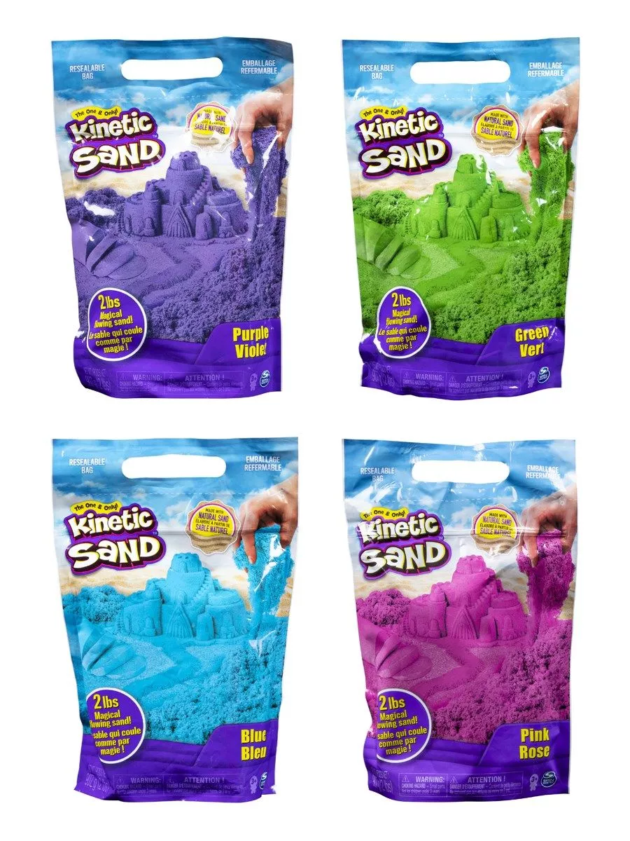 Kinetic Sand Strandsand - 900 gram i forskellige farver 6046035