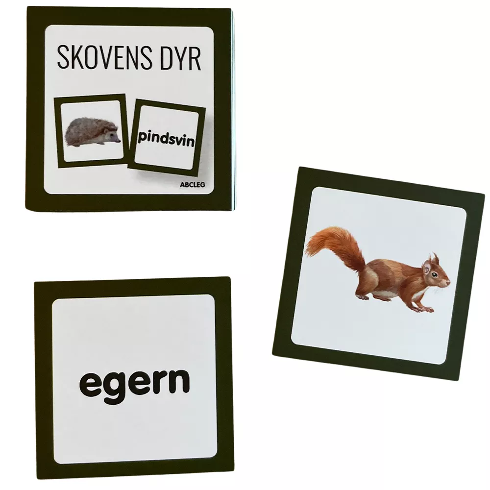 Abcleg Tryllekort - Skovens dyr inkl. trylletårn 99-500055-2